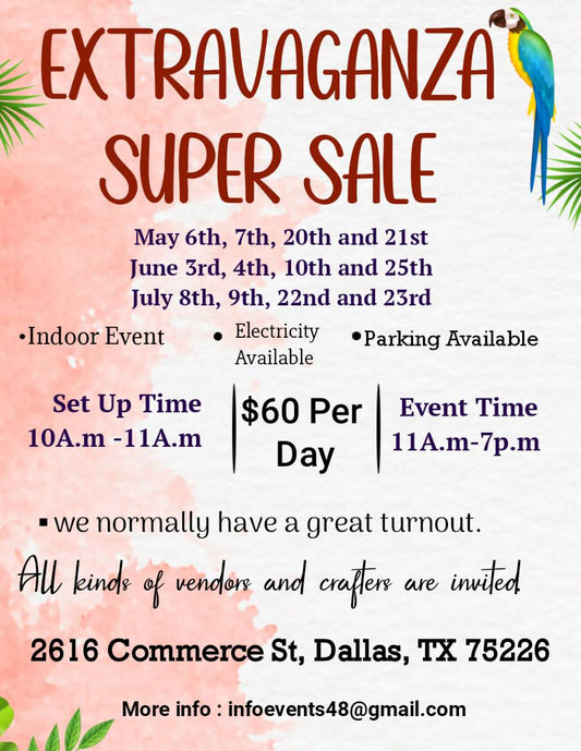 Extravaganza Super Sale Event